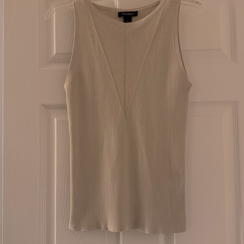 White House Black Market Size Medium Cream top